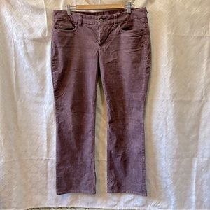 JCrew Size 33S Favorite Fit Corduroy Pants (Purple)